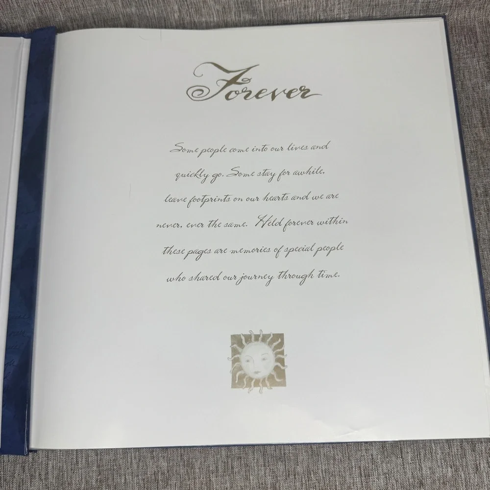 Flavia Weedn Forever Sun Large Square Photo Album Scrapbook 90s Celestial